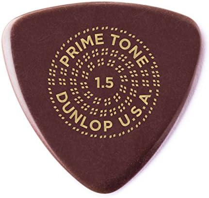 Dunlop 517P150 Primetone Треугольный медиатор 1,5 мм (маленький размер), 3 шт., для точного звучания и высокой долговечности Dunlop