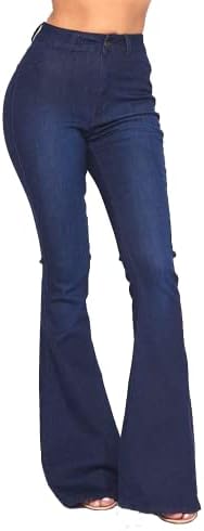 High Waisted Stretchy Bell Bottom Jeans SOHO GLAM