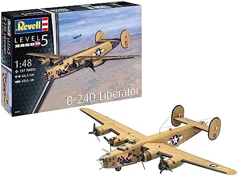 Revell 03831 B-24D Liberator 1:48 Scale Unbuilt/Unpainted Plastic Model Kit Revell