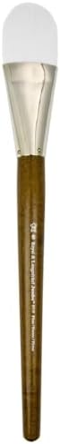 Royal & Langnickel, Jumbo Brush, Stiff White Taklon, Filbert 60, R935-60 Royal & Langnickel