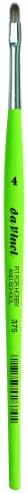 da Vinci Student Series 375 Fit for School and Hobby Paint Brush, Filbert Elastic Synthetic with Green Matte Handle, Size 4 Da Vinci Brushes