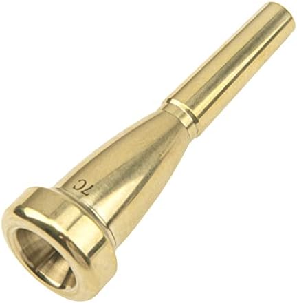 1Pcs Yootones Metal Gold Plated Trumpet Mouthpiece Compatible with Trumpet Accessories Parts (3C) Yootones