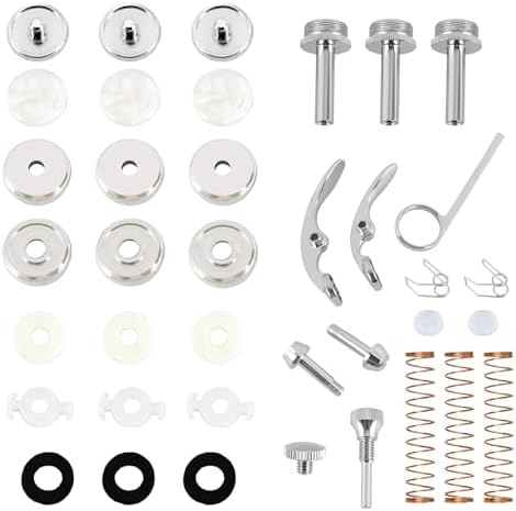 EASTROCK Trumpet Repair Kit Trumpet Finger Buttons Trumpet Parts 1Set Trumpet Piston Repair Tool EASTROCK