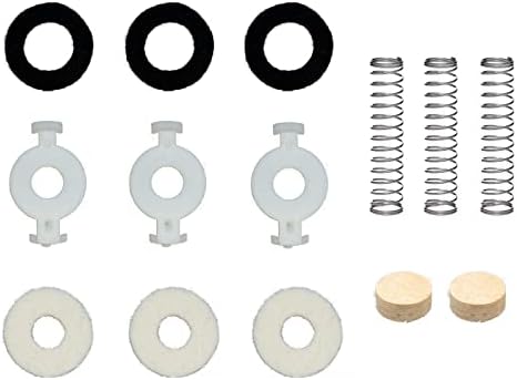 Набор для ремонта клапанов трубы, 14 деталей: пружины, войлочные прокладки, пробковые подкладки. Cheerock