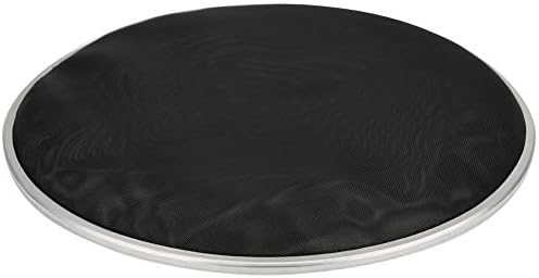 10 Inch Nylon Mesh Drum Head Silent Skin, Double layer High Elasticity, Maximum Percussion Feeling, Suppress Drum Face Vibration, Black Mesh Drum Heads Vgeby