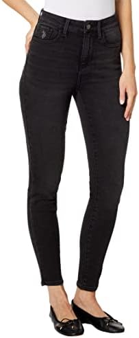 U.S. Polo Assn. USPA Ultra High-Rise Jeans in Black Black 15 29 U.S. Polo Assn.