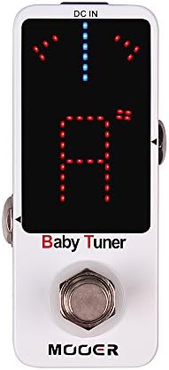 MOOER Tuner Pedal, Baby Tuner Guitar Pedal Mute Function Micro Tuner Tuning Pedal for Electric instruments Electro-Acoustic Instruments MOOER