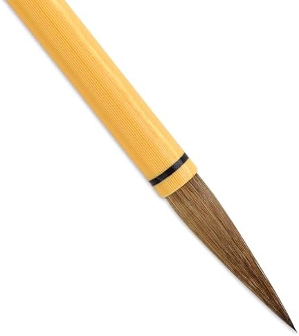 Yasutomo Wa Fude Hanamichi Brush, 9.63-inches Length, Arts and Crafts Supplies, Biege Yasutomo