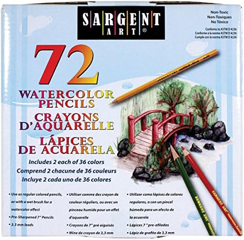 Sargent Watercolor Pencils 72 ct. Sargent Art