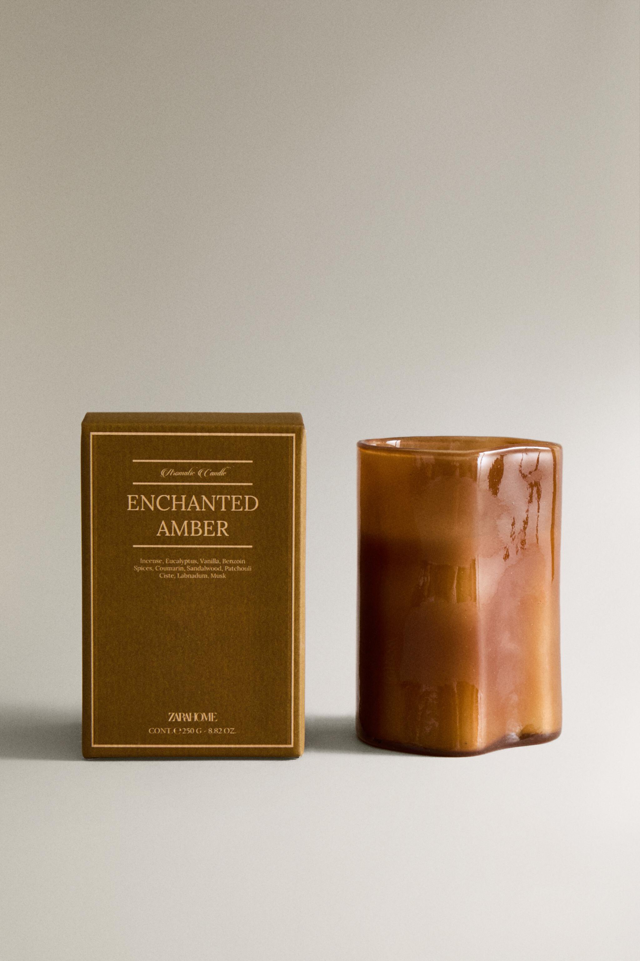 (250 G) ENCHANTED AMBER SCENTED CANDLE Zara Home