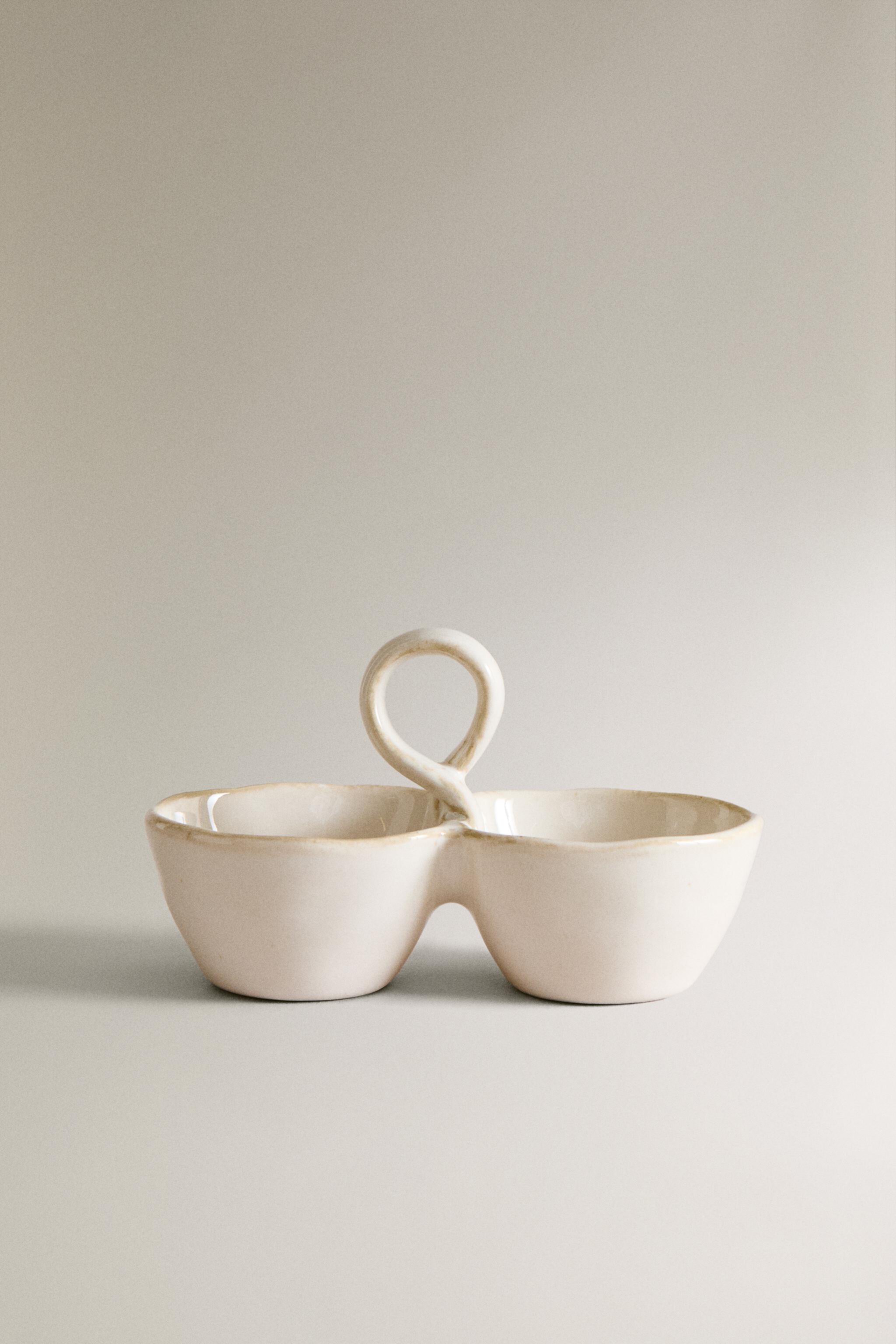 STONEWARE SNACK BOWL WITH A CONTRAST RIM Zara Home