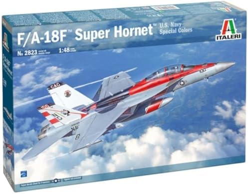 Italeri -2823 F/A-18F Super Hornet US Navy Special Colors, 1:48 Scale, Model Kit, Plastic Model Kit, Model Making, IT2823 Italeri