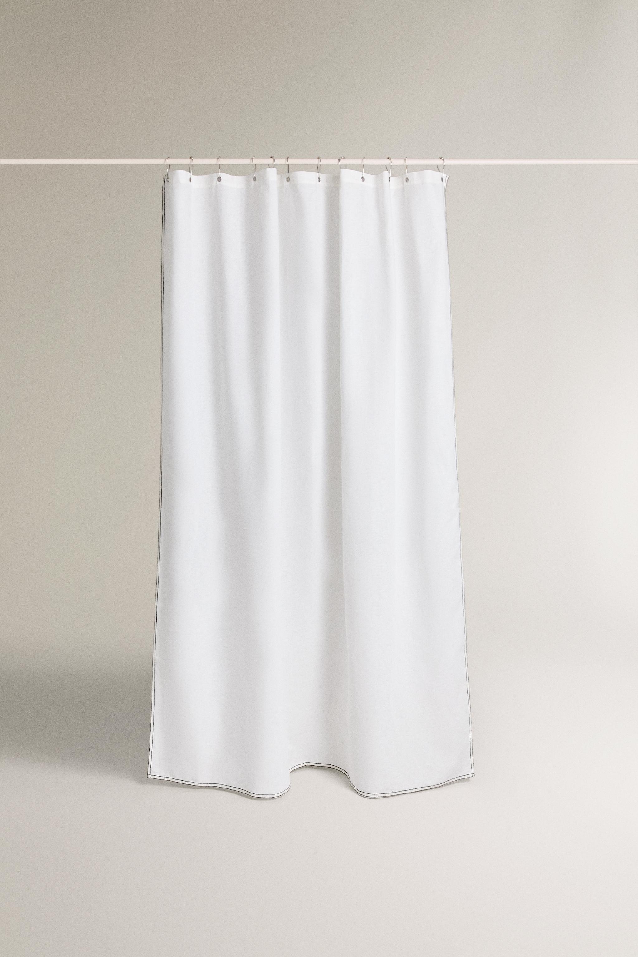 LINEN SHOWER CURTAIN Zara Home