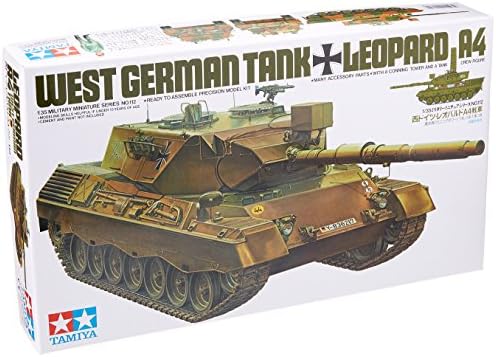 Модель танка Tamiya 1/35 Leopard A4: подробные детали и фигурка в комплекте Tamiya