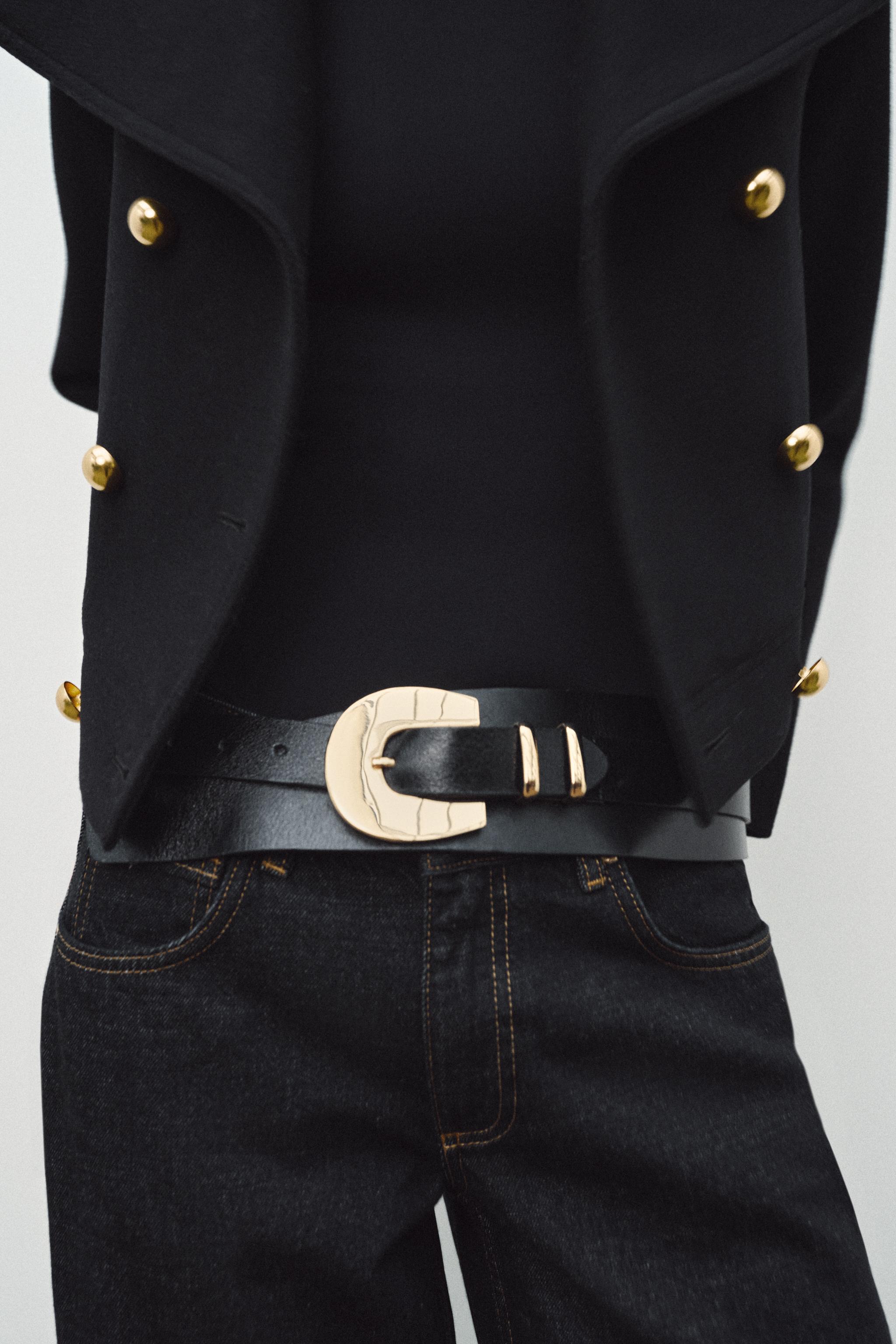 SASH BELT WITH METAL BUCKLE Zara