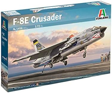 Italeri 1456 Vought F-8E Crusader 1/72 Scale Plastic Model Kit Italeri