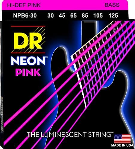 DR Strings HI-DEF NEON Bass Guitar Strings (NPB6-30) DR Strings