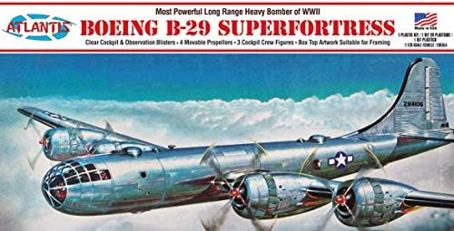 Atlantis Toy & Hobby Plastic Model KIT B29, Boeing B-29 Superfortress Atlantis