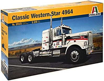 Italeri IT3915 1/24 Western Star Tractor Head Plastic Model Kit Italeri