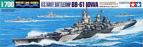 Tamiya 300031616 WL US War Military Kit 1: 700 Battleship Iowa Bb 61 Tamiya