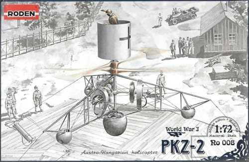 Roden PKZ-2 Helicopter Model Kit Roden