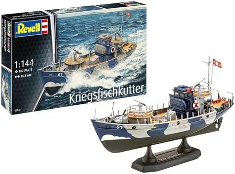 Revell 05242 KFK (Kriegsfischkutter) Boat 1:144 Scale Unbuilt/Unpainted Plastic Model Kit Revell