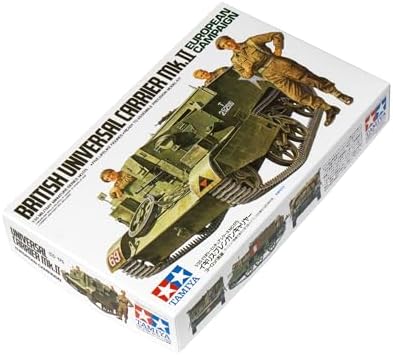 Модельный набор Universal Carrier Mk.II от Tamiya с 5 фигурками экипажа и пулеметом Bren калибра .303, масштаб 1/35 Tamiya