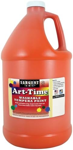 Sargent Art Art-Time Washable Tempera Paint 128 Oz Blue Color, Arts & Crafts Supplies for Home or School Sargent Art