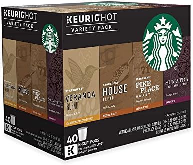 Keurig Starbucks Coffee 40-ct. K-Cup Pods Variety Pack Starbucks