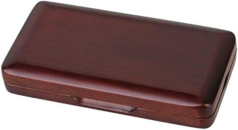 Yibuy Oboe Reed Case Box Spray Lacquer Surface Solid Wood Holds 3 Oboe Reeds Yibuy