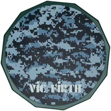 Тренировочный пад Vic Firth Digital Camo - 6 дюймов, идеально подходит для начинающих с отличным откликом Vic Firth