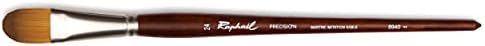 Raphael Precision 8940 Long Handle Brush, Filbert, 0, Natural Raphael