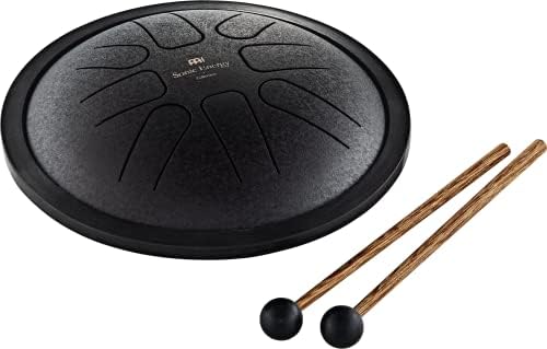 Meinl Sonic Energy Steel Tongue Drum 8 Notes 7" with Mallets, Bag — Sound Healing Instrument for Musical Education, Meditation, ASMR, Yoga Sonic Energy