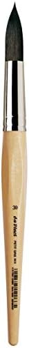 da Vinci Watercolor Series 5590 Petit Gris Mix Paint Brush, Round Russian Blue Squirrel Hair/Synthetic Mix with Lacquered Non-Roll Handle, Size 30 (5590-30) Da Vinci Brushes