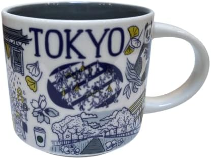 Starbucks Been There Series Tokyo Ceramic Coffee Mug, 14 Oz Starbucks