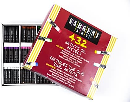 Sargent Art 432 Count Oil Pastels, 12 Colors x 36ct, Perfect classroom pack, Soft Oil Pastels Vibrant and Creamy, Suitable for Artists, Beginners, Students, Kids Art Painting Drawing Sargent Art