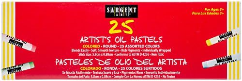 Sargent Art 22-2018 25-Count Oil Pastels Sargent Art