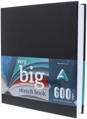 Книга для рисования Art Alternatives Very Big, 600 страниц, 75 фунтов (110 г/м²) безкислотная бумага Art Alternatives