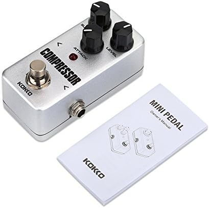 Dilwe Effect Pedal Mini Guitar Compressor Sustainer Pedal for Electric Guitar Accessories Dilwe