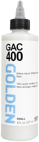 Golden Acrylic Medium, GAC-400 Fabric, 8 Oz GOLDEN