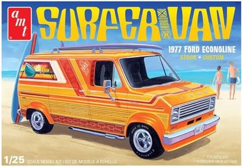 Round 2 1977 Ford Surfer Van 2T (AMT1229M) Amt