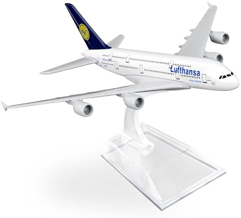 1/400 Lufthansa Airbus A380-800 Airplane Model Kits die-cast alloys Airplane Model for Collection and Display SimplyAir