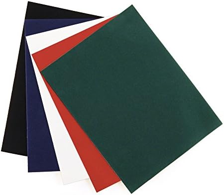 Hygloss Sheets Velour Self-Adhesive Paper, 8.5-x-11-Inch, 5 Assorted Colors Hygloss