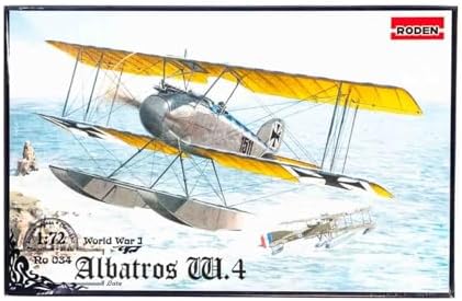 Roden Albatros W4 Late German Floatplane Fighter Airplane Model Kit Roden