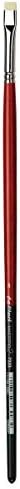 da Vinci Hog Bristle Series 7223 Maestro 2 Artist Paint Brush, Flat Extra-Short with Red Handle, Size 8 (7223-8) Da Vinci Brushes