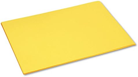 Pacon 103068 Tru-Ray Construction Paper, 76 lbs., 18 x 24, Yellow, 50 Sheets/Pack Pacon