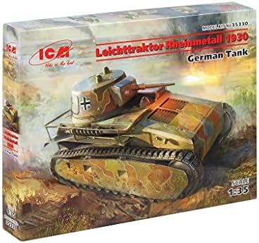 ICM 35330 - Plastic Vehicle Model Kit Leichttraktor Rheinmetall 1930, German Tank - Scale 1:35 Icm