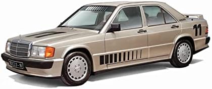 Italeri 3624 1:24 Mercedes-Benz 190E-Standing Model Making, Crafts, Hobby, Gluing, Plastic, Detailed Construction Kit, Multicoloured Italeri