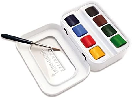 Sennelier French Artists' Travel Watercolor Set, 8 Count (Pack of 1), Multicolor Sennelier