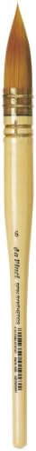 da Vinci Watercolor Series 488 CosmoTop Spin Paint Brush, Round Synthetic with Lacquered Natural Handle, Size 6 (488-06) Da Vinci